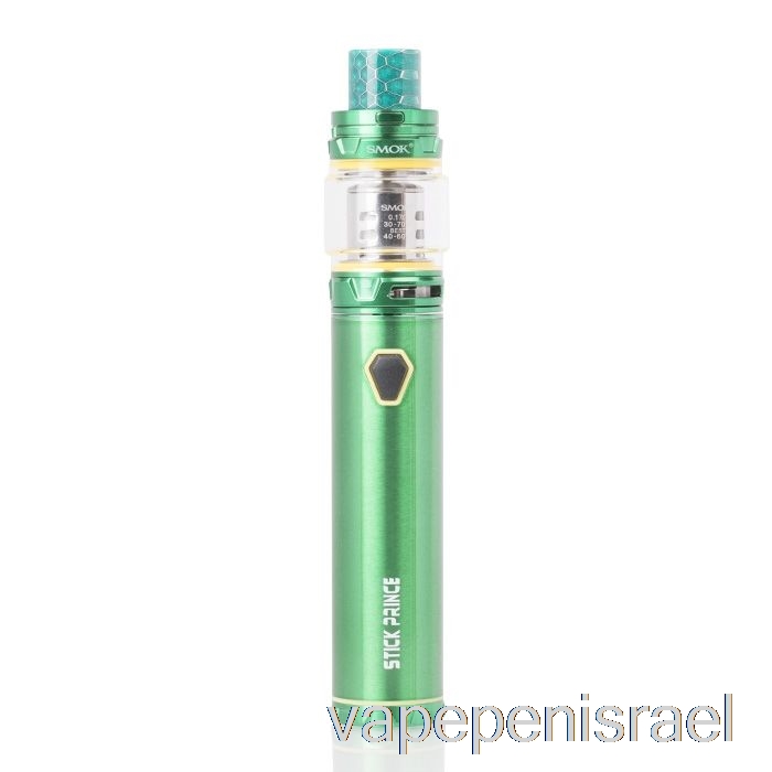 ערכה חד פעמית Vape Israel Smok Stick Prince - Tfv12 Prince Green בסגנון עט